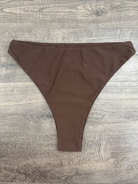 SUNDAZE Torrid Brown High-Rise Bikini Bottom